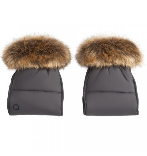 Anex Muff Transformer - Mufki ocieplacze do wózków dziecięcych | Ciemnoszary